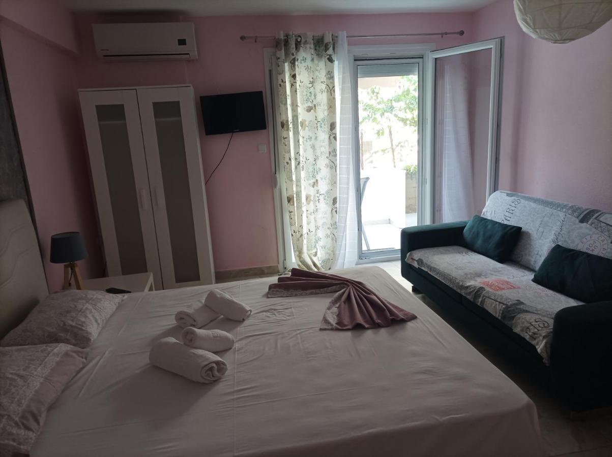 Dimitra Apartments Keramoti  Bagian luar foto